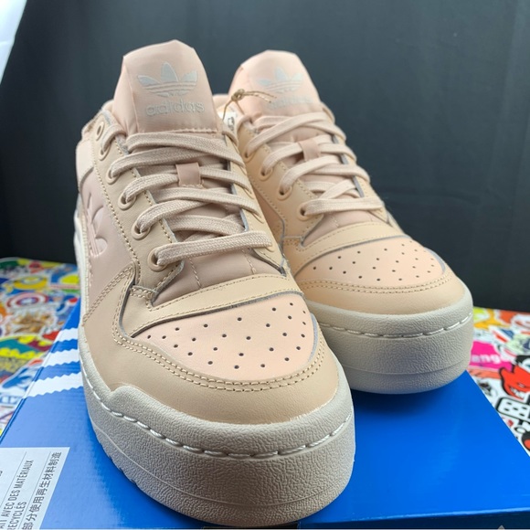 Adidas Forum Bold Platform Sneakers Pale Pink Womens - Picture 6 of 14